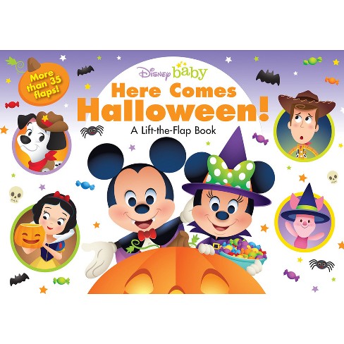 Disney Baby: Here Comes Halloween! - by Disney Books (Board Book)