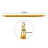Unique Bargains Hotel Adjustable Queue Divider Stanchion Rope with Snap Hook - 2 of 4