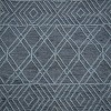 5x7 Geometric Hand Woven Indoor/Outdoor Rug Navy Blue - National Tree Company - 3 of 3
