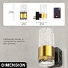 DORESshop Modern Plug-In LED Night Light 2-Pack, Dimmable Acrylic Wall Sconce with Sensor, 3000K Warm Glow, 0¨C100LM - 3 of 4