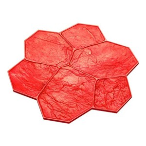 Bon Tool 12-794 Texture Mat - Random Stone Red - 29-inch X 29-inch - 1 of 4