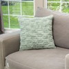 HGTV Art Deco Brushed Faux Fur Pillow Snowbound 14 x 20 inches - 2 of 4