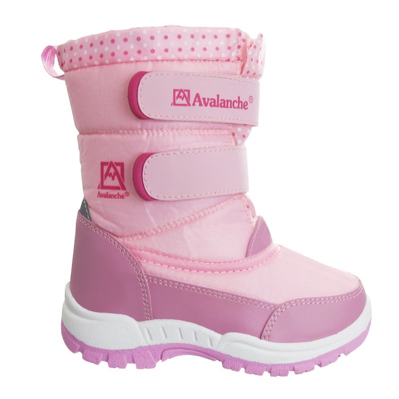 Avalanche Dots Girls' Hook and Loop Snowboots. (Little Kids/Big Kids), 2 of 9