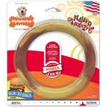 Nylabone Power Chew Ring Dog Toy Bacon Cheeseburger Flavor Large