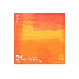 Global Art Fluid Cold Press Watercolor Paper 8" X 8" Block Pack Of 2 (98787-Pk2) 98787-PK2 - 1 of 1