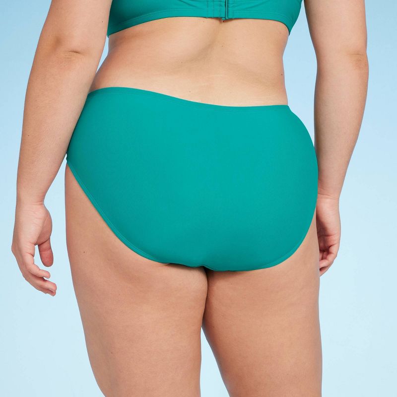 Women's Hipster Bikini Bottom - Shade &#38; Shore&#8482; Teal Green, 3 of 5