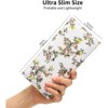 Clotth Women’s RFID Slim Wallet - Ultra Thin Bifold Billfold with 11 Card Slots & ID Window,for Travel,Shopping,Daily Use,Elegant Floral Design - 3 of 4