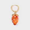 Bow and Strawberry Hoop Earring Set 3pc - Wild Fable™ Gold - 3 of 3
