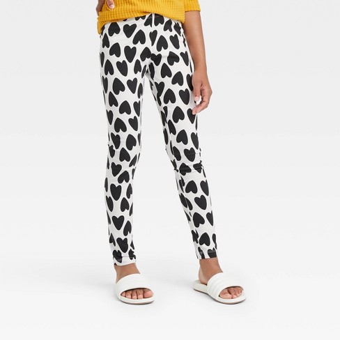 Toddler Girls' Dot Leggings - Cat & Jack™ Black : Target