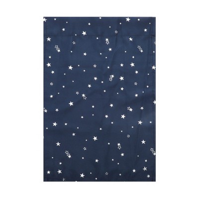 Unique Bargains Blackout Curtains Short Window Curtains 23.62"L x 15.75"W Navy Blue 2 Pcs