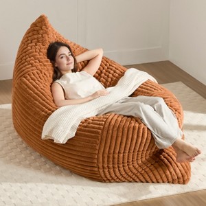GYIIYUO 76"*56" Giant 3 in 1 Bean Bag Chairs for Adult with Machine Washable Cover Corduroy - 1 of 4