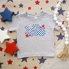 The Juniper Shop Patriotic 1776 Checkered Toddler Short Sleeve Tee - 3 of 4