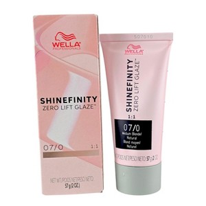 Wella Shinefinity Zero Lift Glaze (2 oz) - 07/0 - Medium Blonde/Natural - Shinefinity: Zero Damage, Infinite Shine - 1 of 4