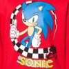 SEGA Sonic the Hedgehog 	Knuckles Tails Fleece Pullover Hoodie and Pants Outfit Set Toddler to Big Kid - 3 of 4