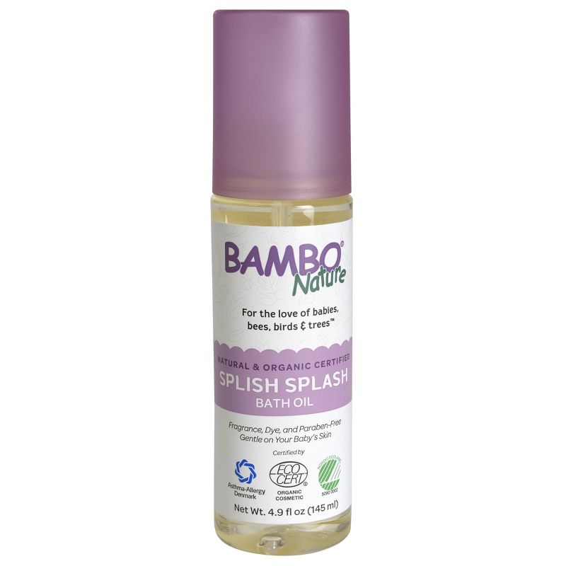 Bambo Nature Splish Splash Baby Oil - 4.9 fl oz, 1 of 5