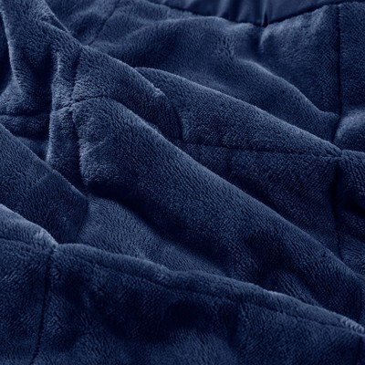 King Navy Reversible HeiQ Smart Temperature Blanket