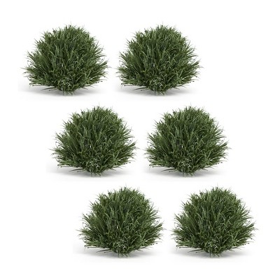Melrose Spring Grass Half Orb (Set of 6)