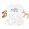 The Juniper Shop Happy Go Lucky Shamrock Toddler Graphic Dress - 2 of 3