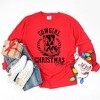 Simply Sage Market Women's Cowgirl Christmas Club Long Sleeve Garment Dyed Tee - 2 of 4