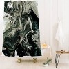 Deny Designs Iris Lehnhardt Marble Organic Greens Shower Curtain: Modern Bathroom Decor, Woven Polyester - 2 of 3