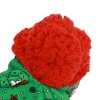 Peanuts Snoopy Holiday Print Youth Green Slipper Socks - 4 of 4