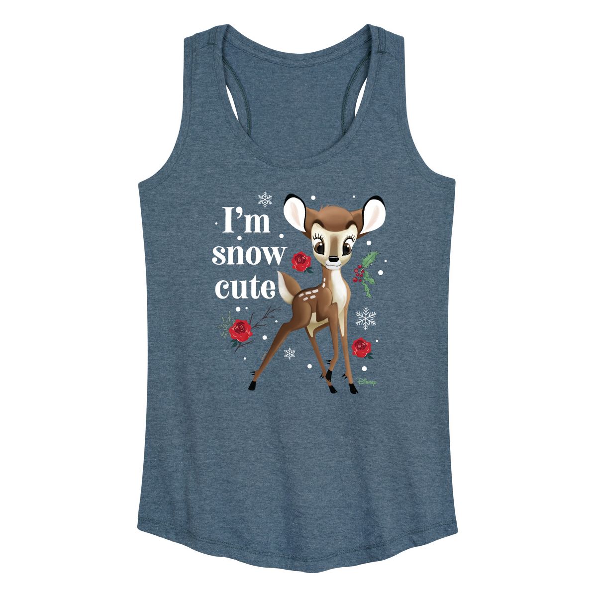 Women's - Disney - Christmas - I'm Snow Cute Graphic Racerback Tank