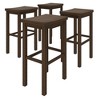 Now Furniture 30" Bar Stool, Wooden Backless Bar Height Kitchen Stool - 2 of 4