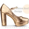 Perphy Women's Platform Ankle Strap Chunky Heels Mary Janes Pumps - 4 of 4