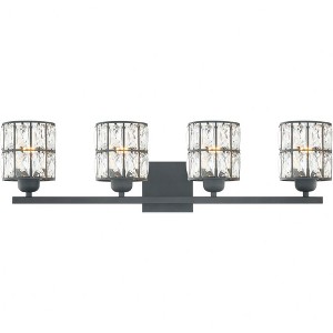 Quoizel Lighting Gibson 4 - Light Vanity in  Matte Black - 1 of 4