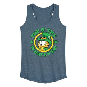 Women's - Garfield - Top O The Whatever Graphic Racerback Tank - 1 of 4