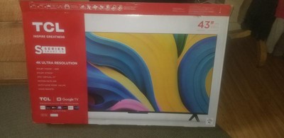 Tcl 43 Class S4 S-class 4k Uhd Hdr Led Smart Tv With Google Tv - 43s450g :  Target