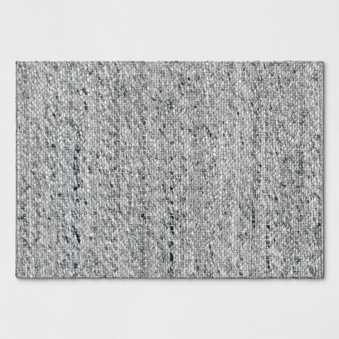 2'x3' Chunky Knit Wool Woven Rug Gray - Project 62™