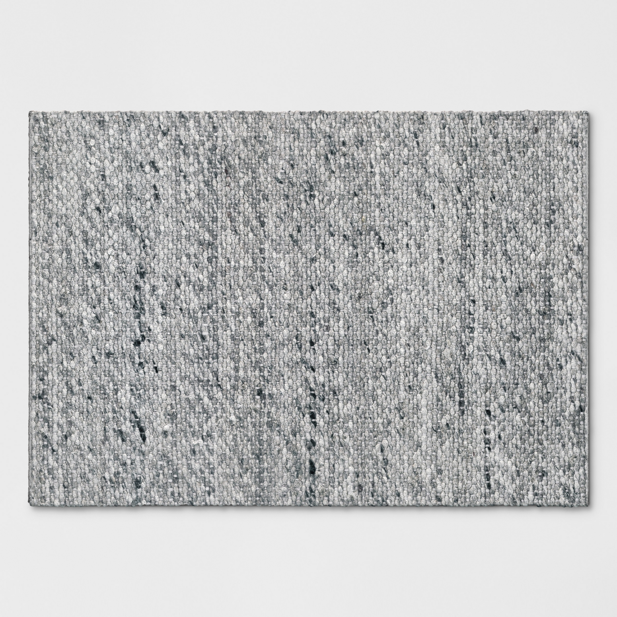 2'x3' Chunky Knit Wool Woven Rug Gray - Threshold™