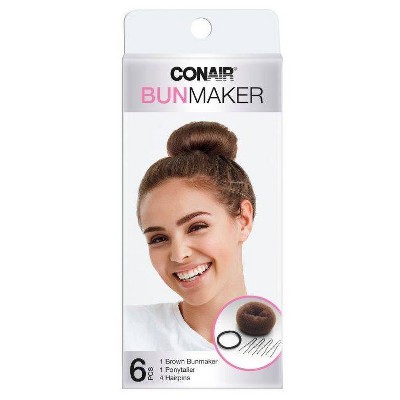 Conair Bun Maker Kit For All Hair Types- 6pc : Target