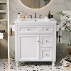 VYNXARIA 30'' Bathroom Vanity with Top Sink - Stylish Storage Cabinet with 2 Drawers - 2 of 4