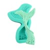 O'Creme Wavy Mermaid Tail v.2 Silicone Fondant Mold - 3" x 4.25" - Green - 3 of 3