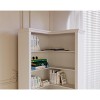 TiramisuBest 5 tier open bookshelf,Corner bookshelf - 3 of 4