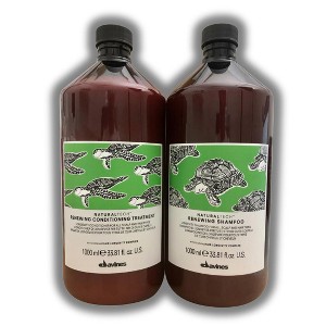 Davines NaturalTech Renewing Shampoo - (33.8 oz) & Renewing Conditioning Treatment - (33.8 oz) - DUO SET LITER - 1 of 3