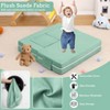 Nasitip 3pcs Kids Couch Toddler Couch, Modular Kids Play Couch for Playroom Convertible Sofa Foam Play Couch, Removable Cover - 4 of 4