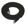 Monoprice Cat5e Ethernet Patch Cable - 14 Feet - Black | Network Internet Cord - RJ45, Flat,Stranded, 350Mhz, UTP, Pure Bare Copper Wire, 30AWG - 4 of 4