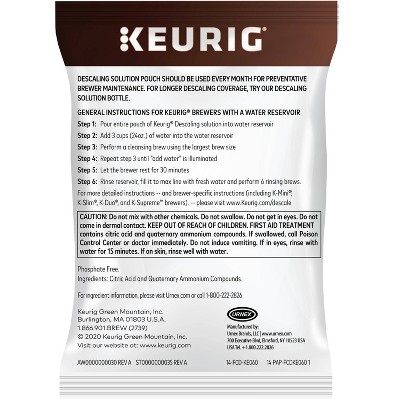 Keurig Descale and Cleanse Starter Kit