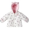 LONDON FOG Newborn Baby Girl and Boy Puffer Carbag Pram Snowsuit - 2 of 4