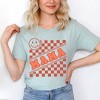 Simply Sage Market Women's Mama Checkerboard Smiley Face Short Sleeve Graphic Tee - 2 of 4