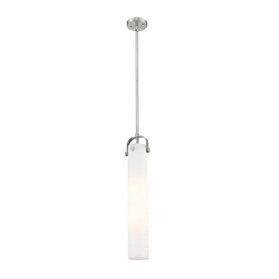 Pilaster - 1 Light Stem Hung Pendant In Industrial Style-14.5 Inches Tall and 5 Inches Wide