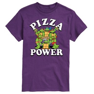 Men's - Teenage Mutant Ninja Turtles - Pizza Power Short Sleeve Graphic T-Shirt - 1 of 4