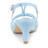 Allegra K Women's Strappy Slingback Kitten Heels Sandals - 3 of 4
