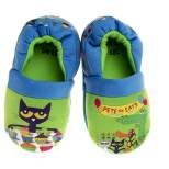Pete The Cat Shoes -Toddler Girls Boys Slipper House Shoes- Kids Preschoolers Soft Aline Comfort Cool Groovy Cupcakes Birthday Party plush (Toddler)