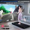 SupeRun Walking Pad, Under Desk Treadmill, 3 in 1 Portable Treadmill Quiet Walking Jogging Machine - 2 of 4