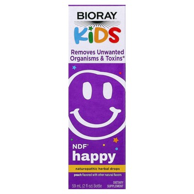 Bioray Kids, NDF® Happy, Peach, 2 fl oz (60 ml)
