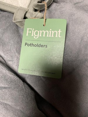 Cotton Pot Holder Light Gray - Threshold™ : Target